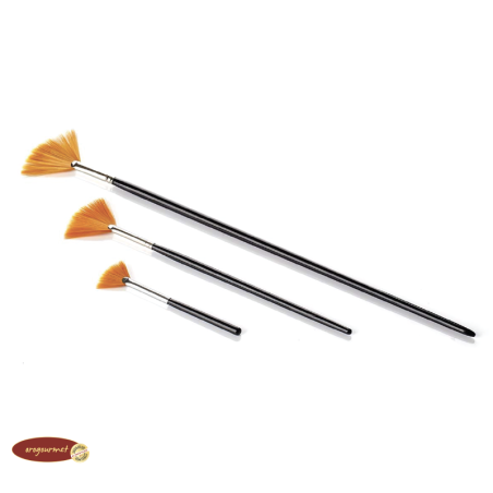 SET 3 Pinceaux professionnels N° 0 / 2 / 4