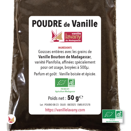 Organic Vanilla powder (50 g)