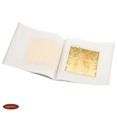 5 x 5 cm - 12 Loose Sheets 22K Gold