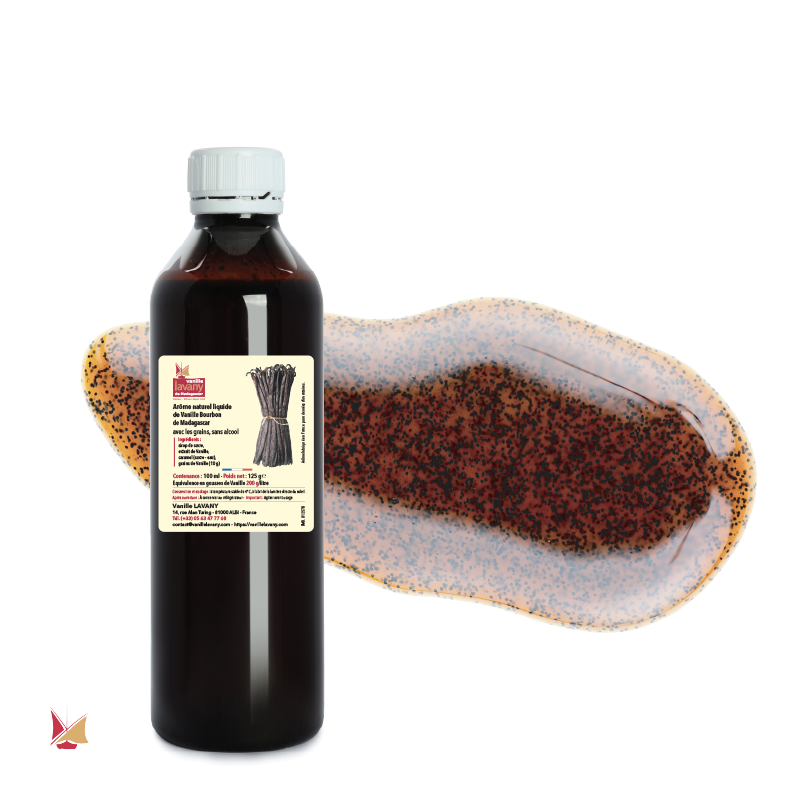 Arome extrait naturel liquide de Vanille LAVANY de Madagascar