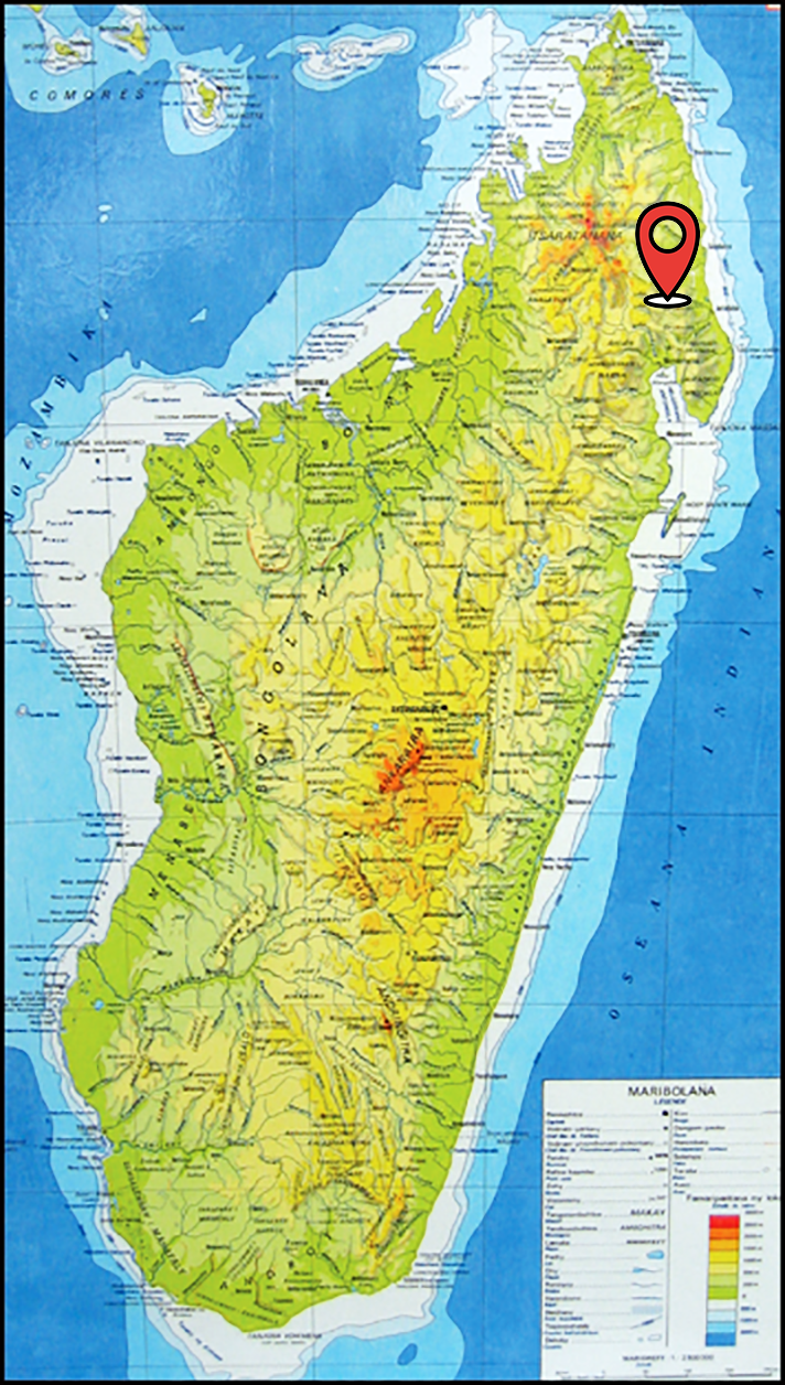 Landkarte von Madagaskar La <strong>"Great Red Island"</strong> im Herzen des Indischen Ozeans