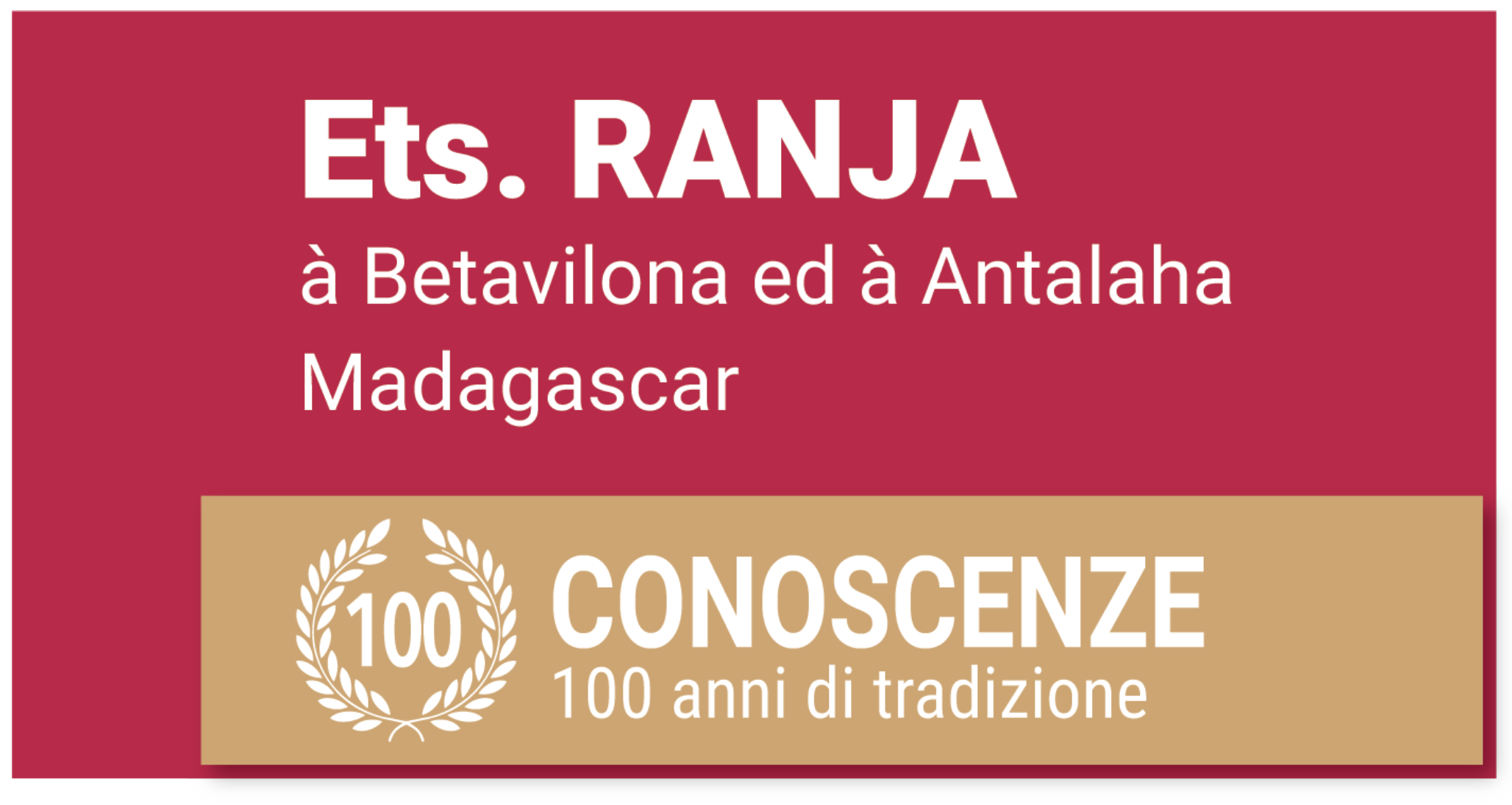 Ets RANJA a Betavilona e Antalaha - Madagscar Produttore di Vanille LAVANY Bourbon.