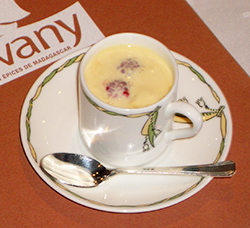 Tazza di lampone con Vanilla LAVANY Bourbon dal Madagascar